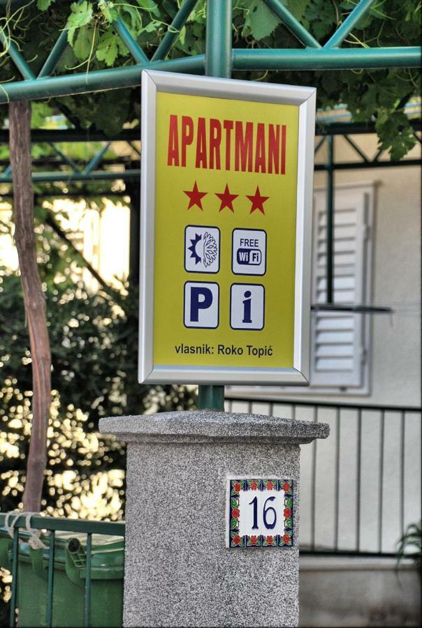 Apartmani Roko Baška Voda Zewnętrze zdjęcie